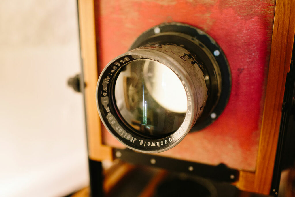 lente cámara vintage